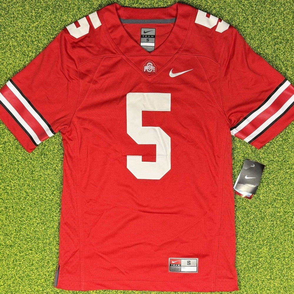 Nike Limited Jersey Ohio State Buckeyes Size Small Miller #5 Red 00031477X05HSML